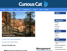 Tablet Screenshot of curiouscat.net