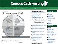 Tablet Screenshot of investing.curiouscat.net